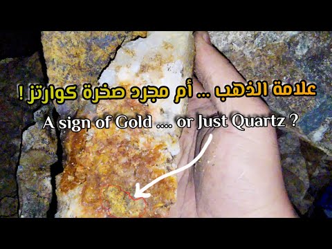 أسرار عروق الذهب رحلة استكشاف صخور الكوارتز المرو