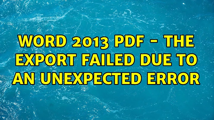 The export failed due to an unexpected error lỗi năm 2024