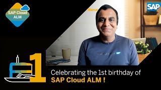 Sap Cloud Alm 1-Year Anniversary Celebration - Video Statement With Naresh Purohit