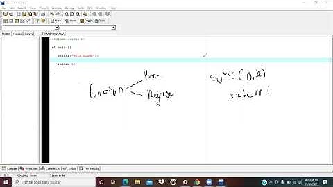 Programación I. Lenguaje C. Mi primer programa en C