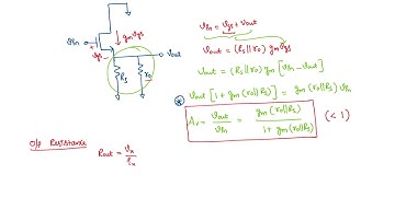 MOSFET: Common Drain Stage - Amplifier