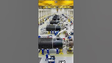 Future is now! Robotic arms assembling advanced #jetengine #robotics #aerospace #shorts #viralshorts