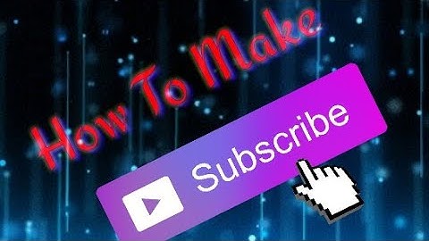 How To Make Subscribe Button Animation Using Your Mobile (Tagalog)