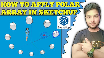 How to Apply Polar Array in Sketchup | Tutorial urdu hindi 2025 | Nabeel Architect