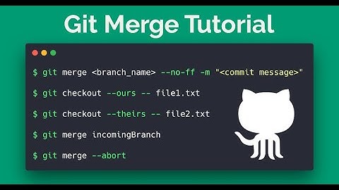 Git Merge (Joining Branches) on GitHub - Easy Tutorial