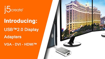 j5create® USB™2.0 Display Adapters