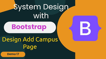 Designing UI of a web application using Bootstrap - Demo 17