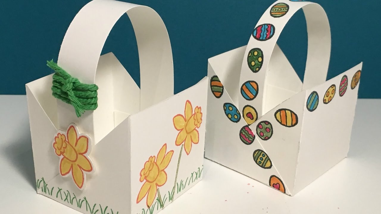 tutorialsystems Simple Easter Basket Tutorial with Basket Bunch by Stampin' Up