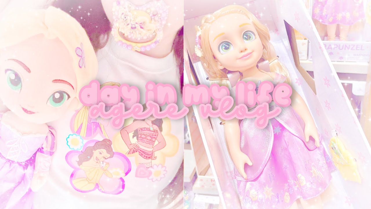 day in my life with my new doll ♡ sfw agere ♡ vlog