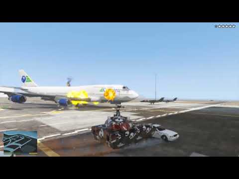 GTA 5 RDE 4.0.1 - Tank Rampage + Ten Star Escape