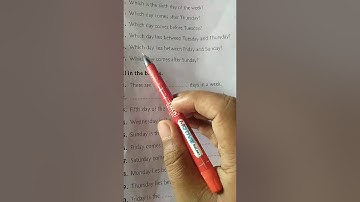 Class 1 Chapter 18 " Calendar "