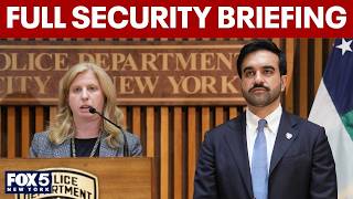 FULL: Mamdani, Tisch hold security briefing for United Nations General Assembly