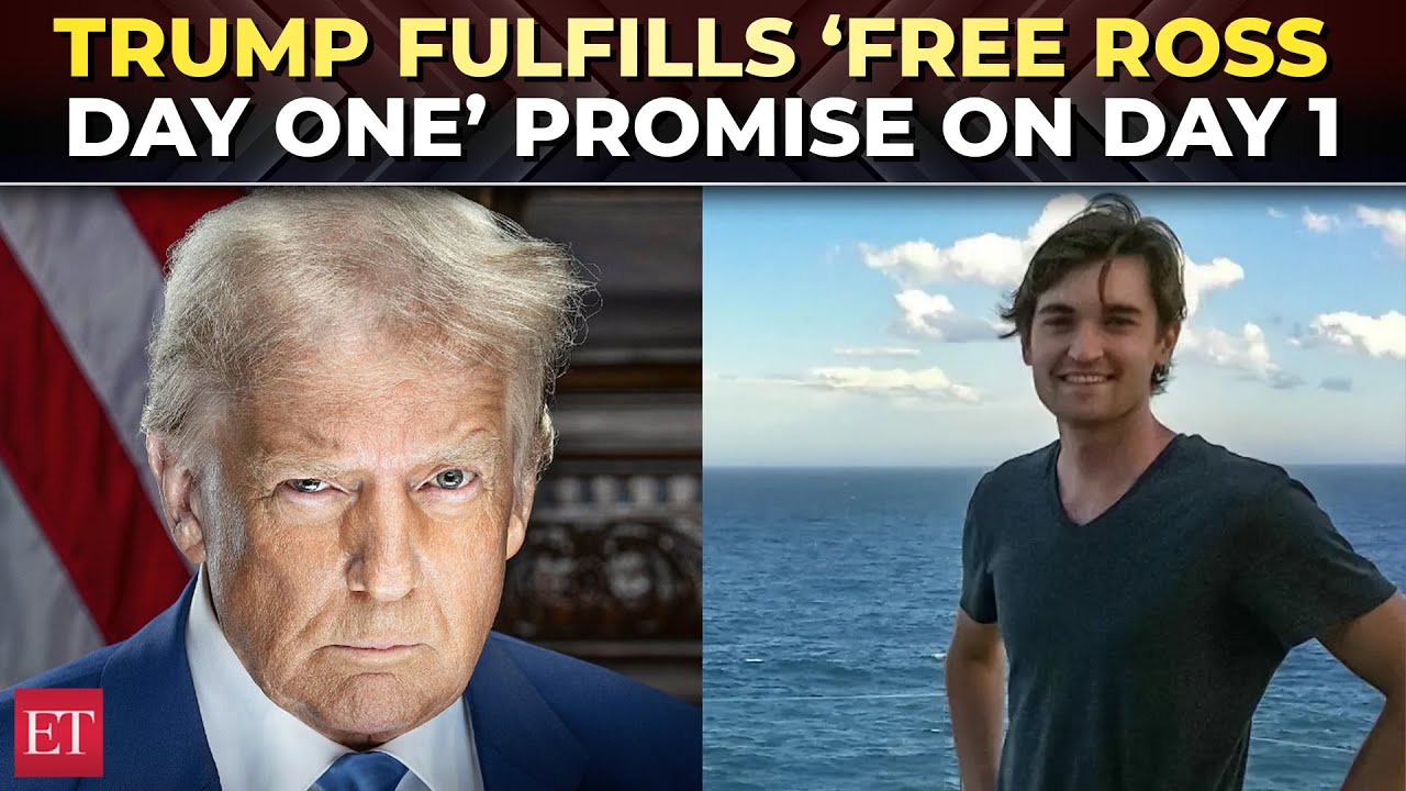 ‘Full & unconditional….’: Trump frees Dark web kingpin Ross Ulbricht just  hours after taking office