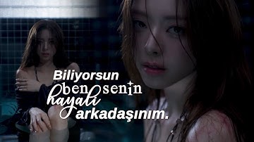 itzy - imaginary friend m/v (türkçe çeviri)