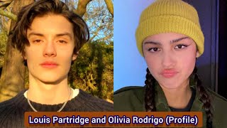 Louis Partridge and Olivia Rodrigo | Profile，Age，Birthplace，Height，... |