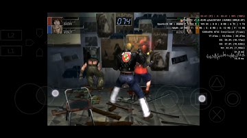 Honor 9x pro,AetherSX2-The Bouncer gameplay at 2x with FPS meter