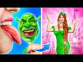 From Nerd Shrek to Rich Princess! Must-Have Makeover Hacks! 💚💛