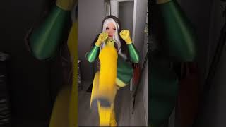 Qué tal me veo de rogue 😝 #cosplay #cosplaygirl #cosplayxmen