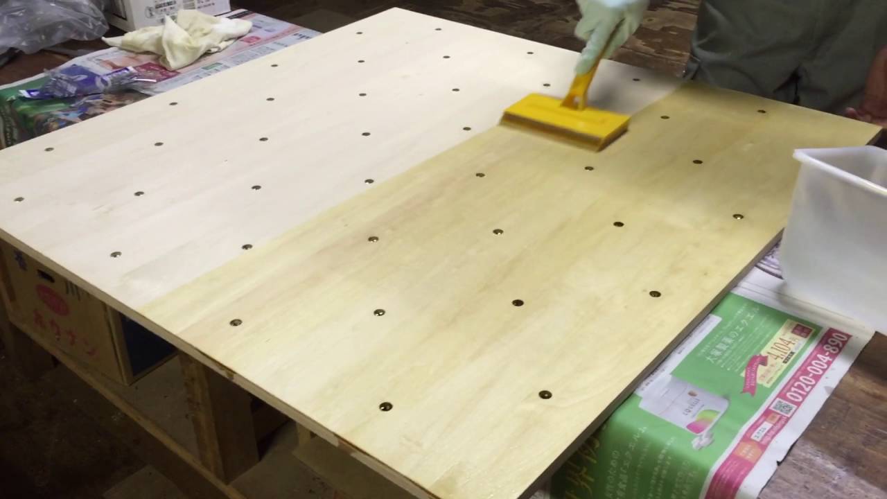 クライミングウォールを作ろう 8 クライミングボードの塗装 Youtube