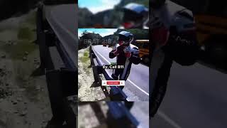 They saved it at the last minute. #shorts #accident #motorcycle