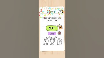 Brain Test 2 Level 12 joe must go and help smith but he can