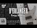 【TAB譜付ベース】LAZY SLEAZY / D'ERLANGER | WITH PDF FILE【BASS TAB】