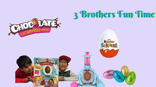 Chocolate Surprise Egg Maker DIY Fun With 3 Brothers Fun Time screenshot 4