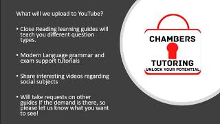 Celebrity Welcome To Chambers Tutoring Profile