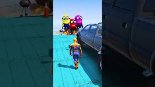 GTA 5 Epic Water Ragdolls Spiderman Jump/Fails Ep 38 #shorts