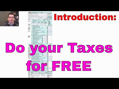 How to file your taxes for free: With Free Fillable Forms (Intro)