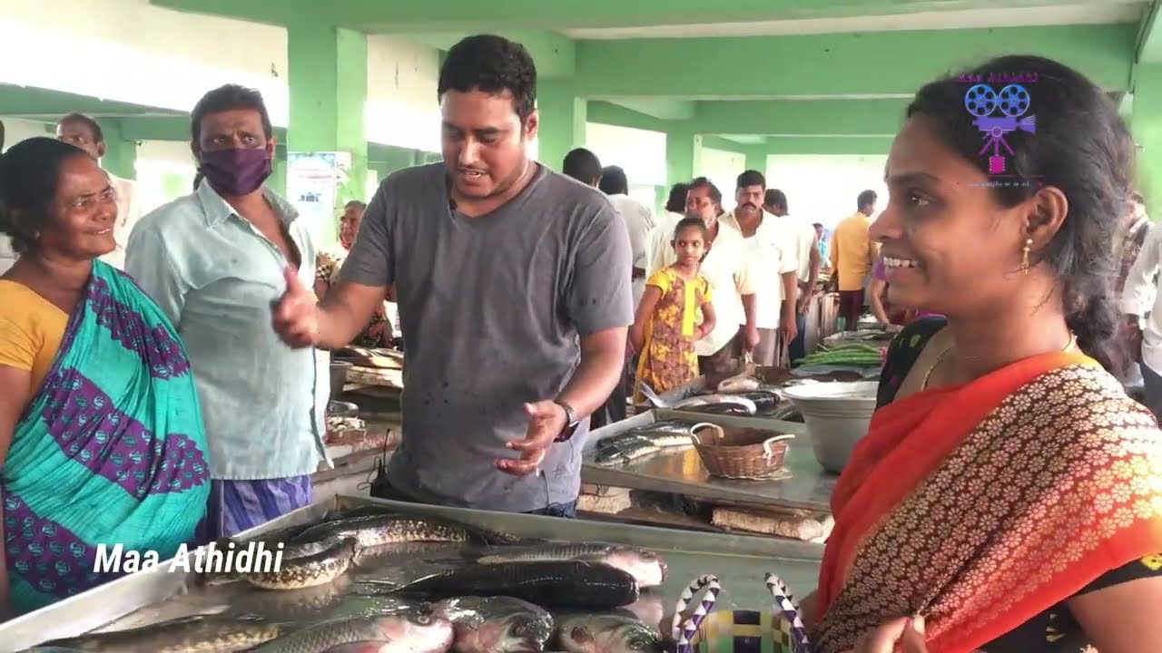 #Machilipatnam Fish Market#Maa Athidhi#Krishna District#AP