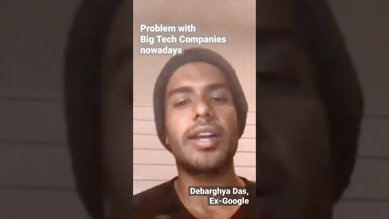 Problem with Big Tech companies nowadays