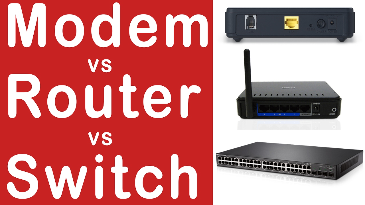 difference modem vs router