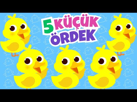 5 Küçük Ördek Badi Badi Yürüyerek (YENİ) - Çocuklar için Eğitici Şarkılar - Çizgi Film