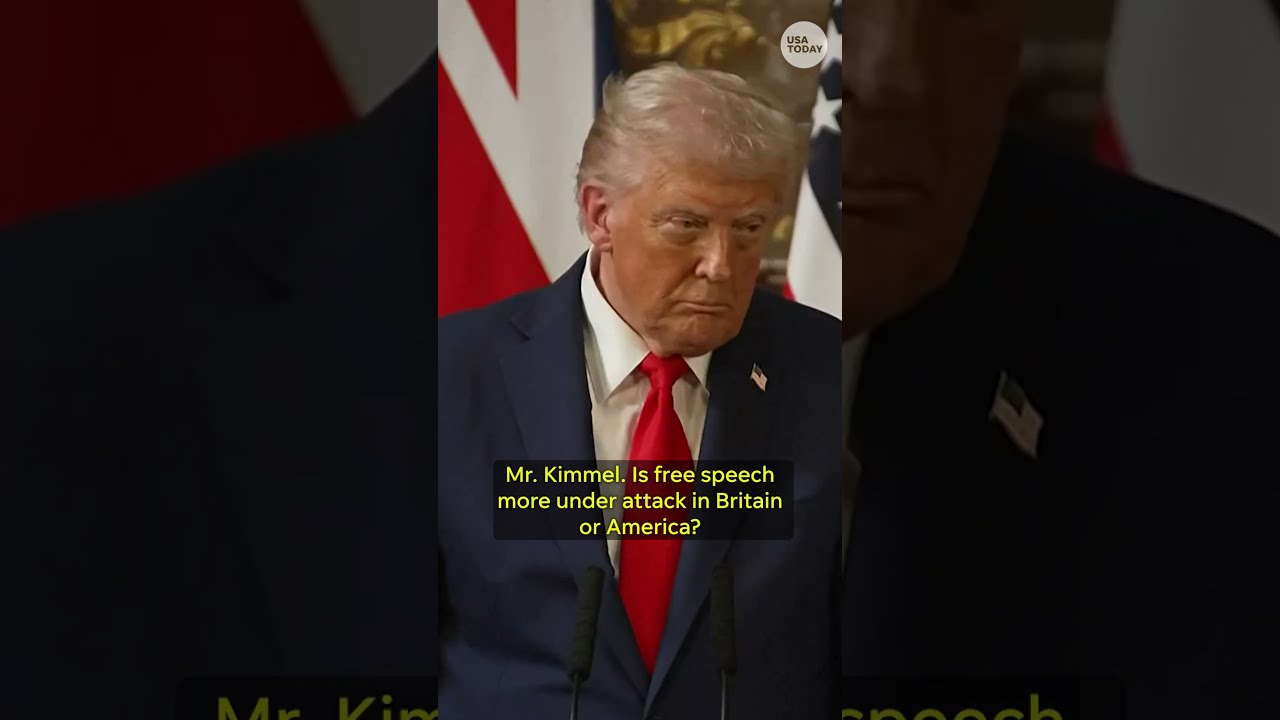 Trump Addresses Jimmy Kimmel S Firing Free Speech Shorts
