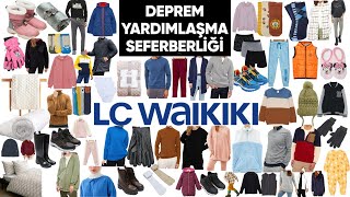 Lc Wai̇ki̇ki̇ Deprem Seferberli̇ği̇ Depremzedeler İçi̇n Kişlik Gi̇yi̇m Ürünleri̇ Lcw İndi̇ri̇m Kampanyalari
