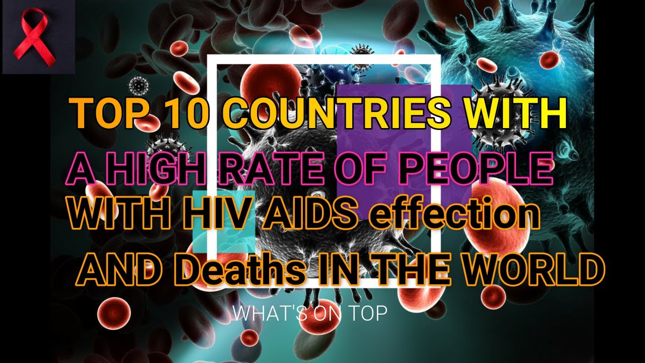 Top 10 countries with a high number of HIVAIDS effections - YouTube