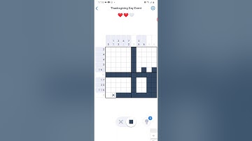 Nonogram with Dani Thanksgiving day event part 2