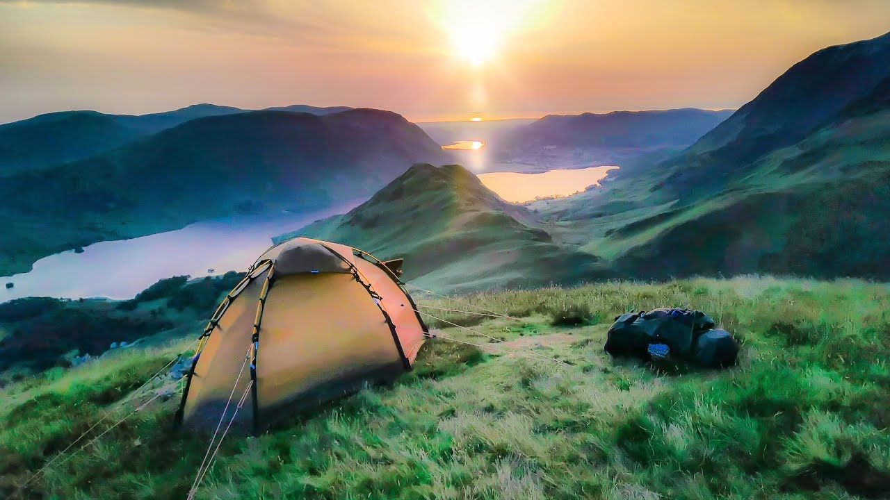 Summer WILD CAMPING in the Lake District - YouTube