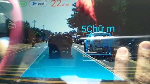 Tính năng ADAS cảnh báo lấn làn va chạm trên camera hành trình dành cho màn hình Android