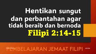 Hentikan Sungut Dan Perbantahan Agar Tidak Beraib Dan Bernoda  Ppk 280426