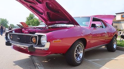 Rare Muscle: 1974 AMC Javelin AMX 401 V8 4-Speed Walkaround