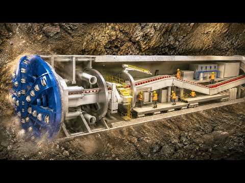Inside the Operator's Cabin of the Biggest Tunnel Boring Machine Under Extreme Conditions