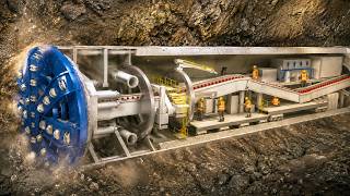 Inside the Operator's Cabin of the Biggest Tunnel Boring Machine Under Extreme Conditions