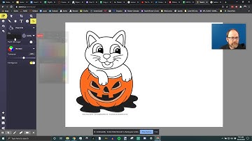 Halloween Coloring Activity Using Sketchpad.io