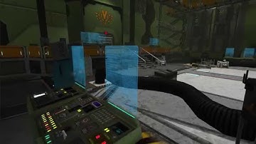 Modular Sci-fi Hangar Fly-through - Unity 3 & 4