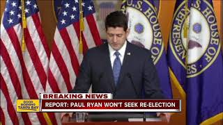 Famous House Speaker Paul Ryan will not seek re-election in November, reports say Wealth