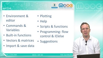 MOOC SDR 101 2: First steps. MATLAB environment (Part I)