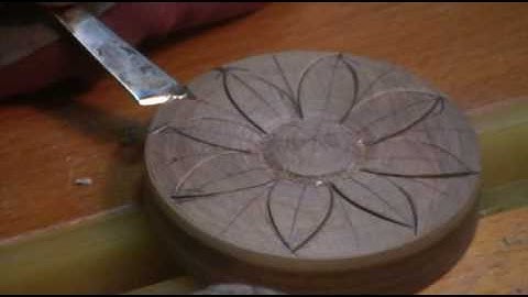 A Simple Carved Rosette