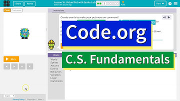 Code.org Virtual Pet with Sprite Lab Part 3 | Answer 2020 | Course F Lesson 18 Express Lesson 27